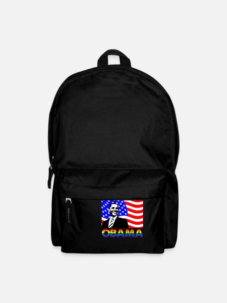 Barack Obama unterstützt LGBTQ Gender Equality Fun Gi - Rucksack - Schwarz