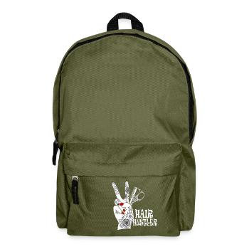Hairdresser hairdresser gift apprentice journeyman - Backpack - olive green - Front