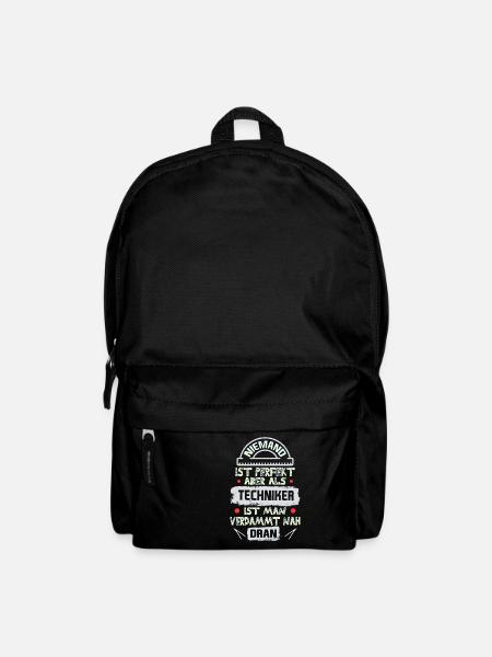 Techniker spruch - Rucksack - Schwarz