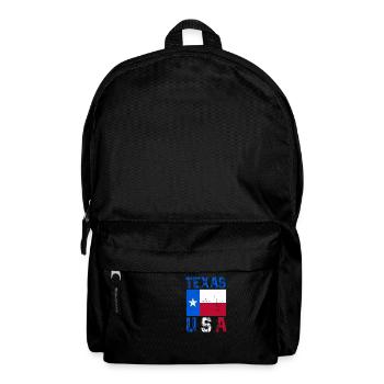 Texas-Flagge USA Design für Lone Star State Fans - Rucksack - Schwarz - Vorne