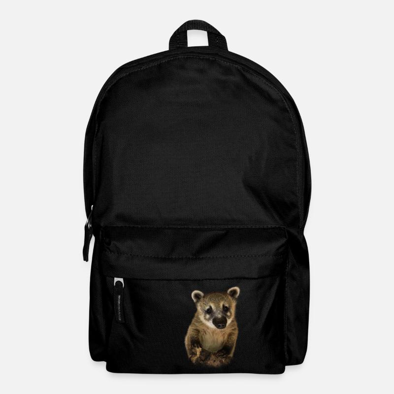 Coati proboscis illustration design gift - Backpack - black