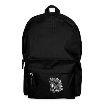Häuptling - Rucksack - Schwarz - Vorne