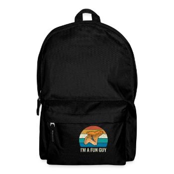 Chanterelle Wild Mushroom Forager - I'm a FUN GUY - Backpack - black - Front