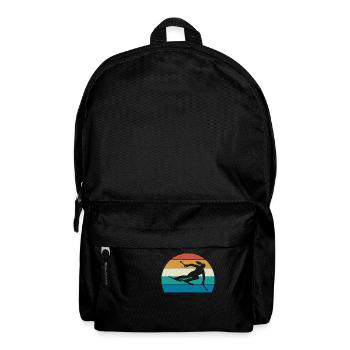 SkiEuse Vintage Femmes Filles - Sac à dos - noir - Devant