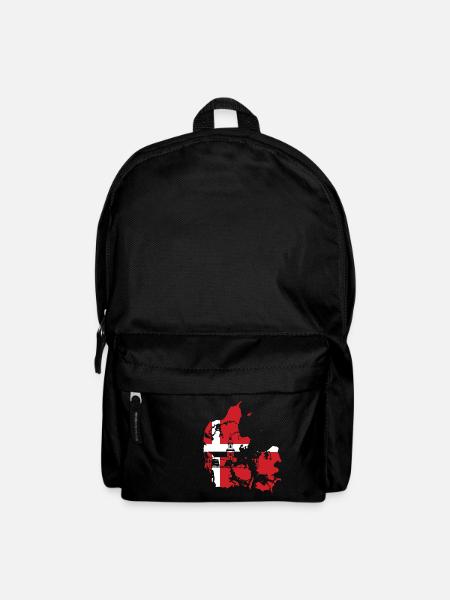 Dänemark Flagge - Rucksack - Schwarz