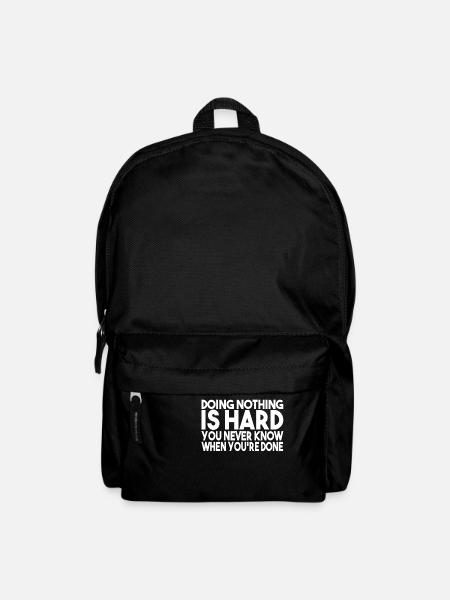 Funny Sayings Funny Sayings Gift - Backpack - black