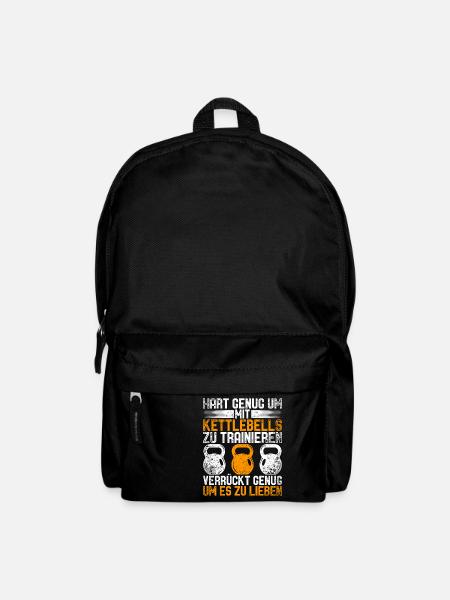 Kettlebell Fitness Workout Sport - Rucksack - Schwarz