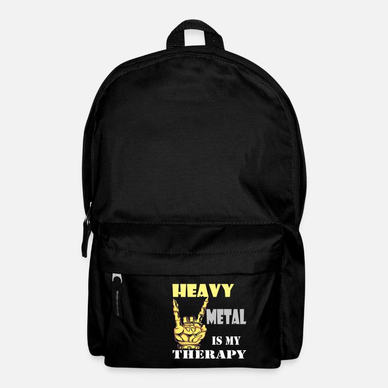 HEAVY METAL ROCKER SPRUCH - Sac à dos - noir