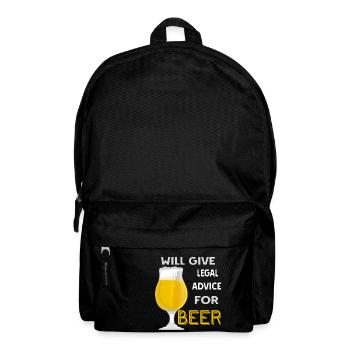 ANWALT LUSTIGER SPRUCH Jurist - Backpack - black - Front