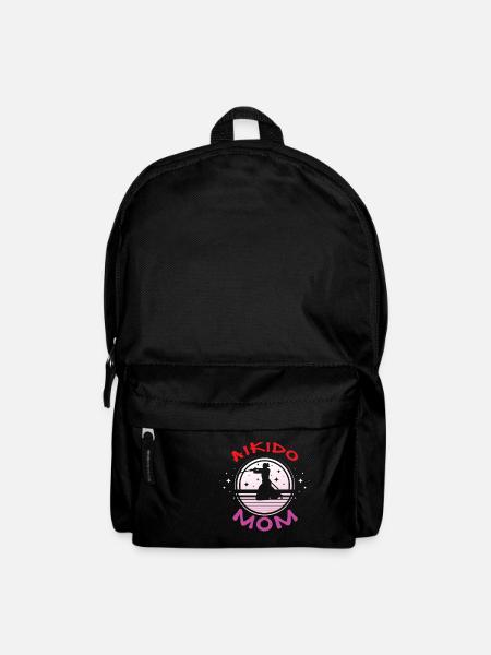 Aïkido Maman - Sac à dos - noir