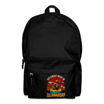 Retro Julianadorp Niederlande Urlaub Möwe - Rucksack - Schwarz - Vorne