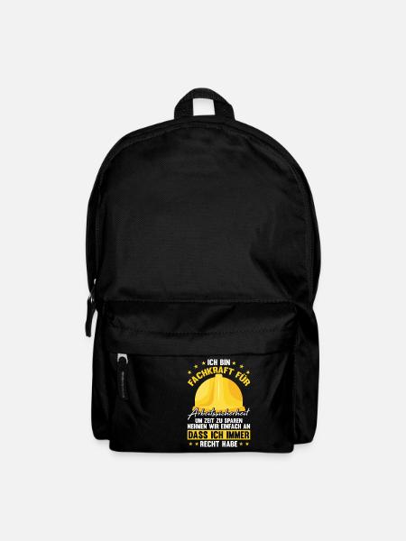 Arbeitssicherheit Sifa Sicherheitskraft - Rucksack - Schwarz