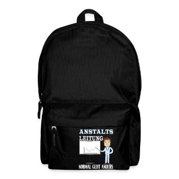 Anstaltsleitung normal geht anders - Rucksack - Schwarz - Vorne