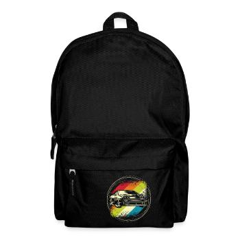 Rallye auto retro - Sac à dos - noir - Devant