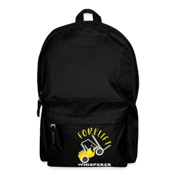 Forklift Flüsterer Forklift driver - Backpack - black - Front