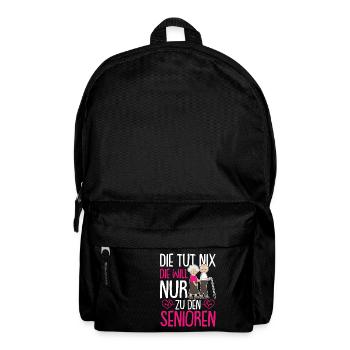 Altenpflegerin Senioren Pfleger Pflegekraft - Rucksack - Schwarz - Vorne
