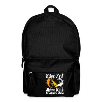 Koi Karpfen Fisch Teich Geschenk - Rucksack - Schwarz - Vorne