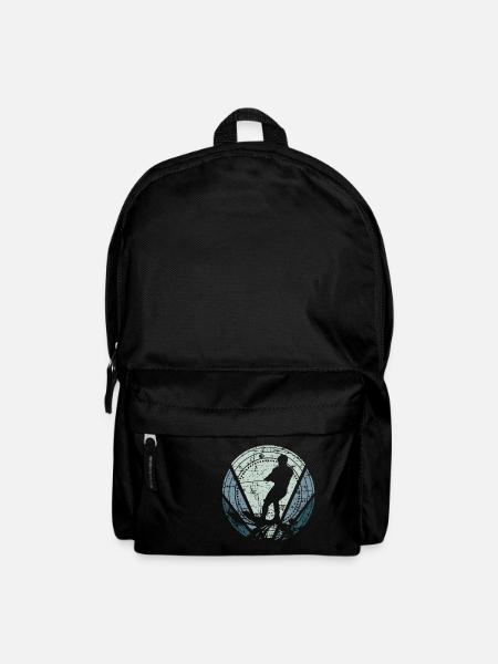 Wasserski Retro - Rucksack - Schwarz