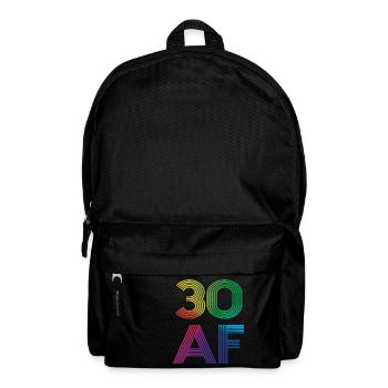 30 AF - 30th Birthday Party 30 Years Of Age Gift - Backpack - black - Front