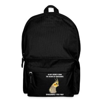 COCKATIEL Birds Lustige Nymphensittiche - Rucksack - Schwarz - Vorne