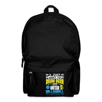 Volleyball and Beer - Backpack - black - Front