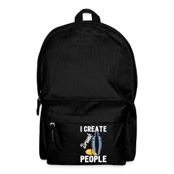 Barman Barmaman Barman barman cadeau - Sac à dos - noir - Devant