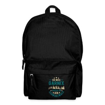 Vintage Schwarzwald Schwarzwälder - Rucksack - Schwarz - Vorne