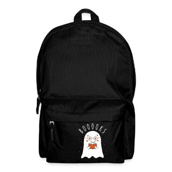 Halloween Enseignant Bibliothécaire Amateur de livres - Sac à dos - noir - Devant