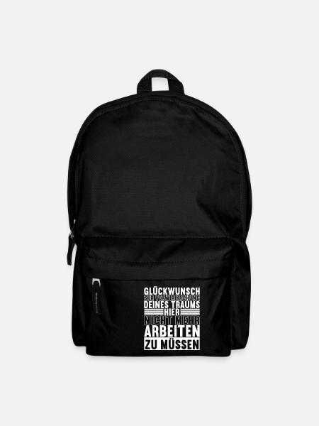 Abschiedsgeschenk Kollegen Jobwechsel - Rucksack - Schwarz