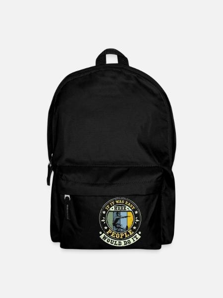 More people would do it Calisthenics - Rucksack - Schwarz