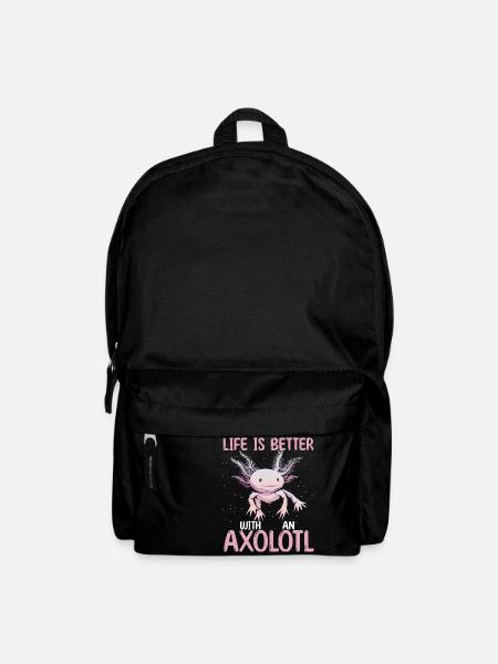 Life Is Better With An Axolotl - Backpack - black