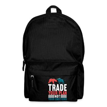 Aktien Aktionär Investor - Rucksack - Schwarz - Vorne