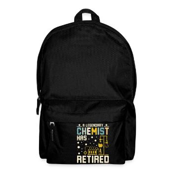 Un chimiste prend sa retraite - Sac à dos - noir - Devant
