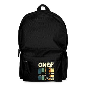 Chef la légende - Sac à dos - noir - Devant
