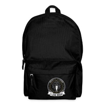 Ich mag Bier - Rucksack - Schwarz - Vorne