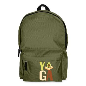 Avocado Toast - Backpack - olive green - Front