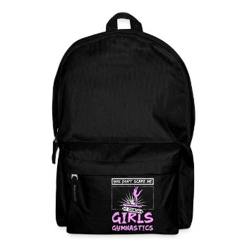 Tu ne me fais pas peur J’entraîne des filles en gymnastique - Sac à dos - noir - Devant