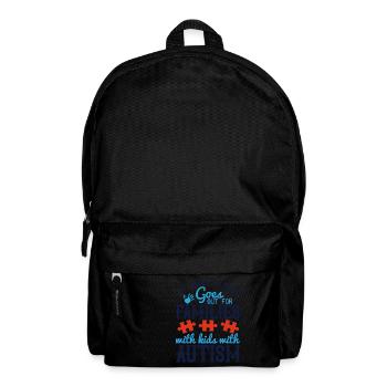 My heart bleeds, goes out for families with kids - Backpack - black - Front