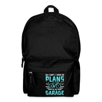 Je ne peux pas avoir de plans dans le garage - Sac à dos - noir - Devant