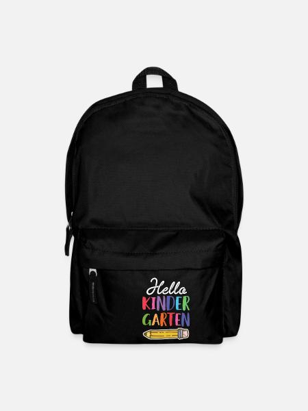 Hello Kindergarten Geschenk - Rucksack - Schwarz