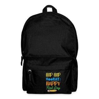Hip Hip Hourra! Chemise Happy First Day - Sac à dos - noir - Devant