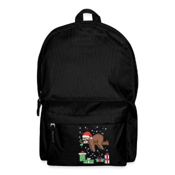 Christmas Sloth - Backpack - black - Front