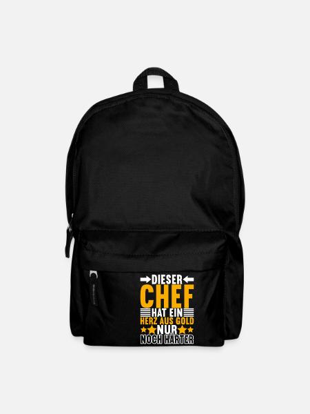 Abteilungsleiter Chef - Rucksack - Schwarz