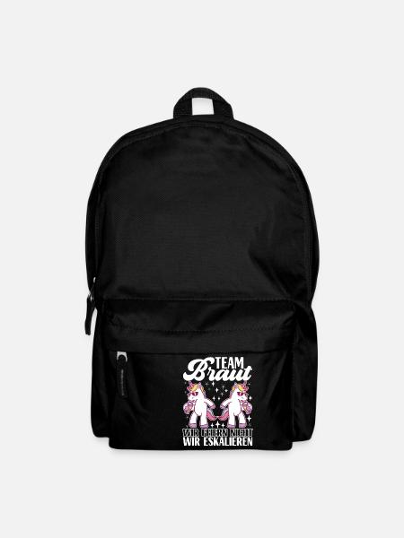 Junggesellenabschied Bräutigam Poltern Geschenk - Rucksack - Schwarz