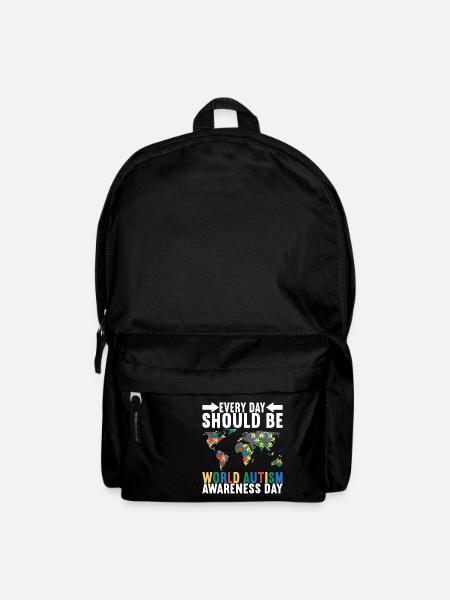 Autist Autismus Autistisch - Rucksack - Schwarz