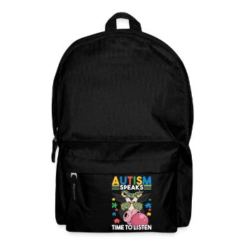 Autistic Autism Autistic - Backpack - black - Front