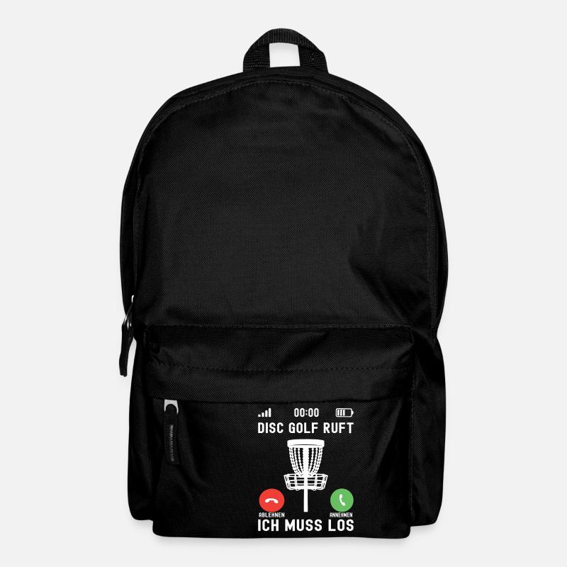 Disc Golf Disc Golfer - Rucksack - Schwarz