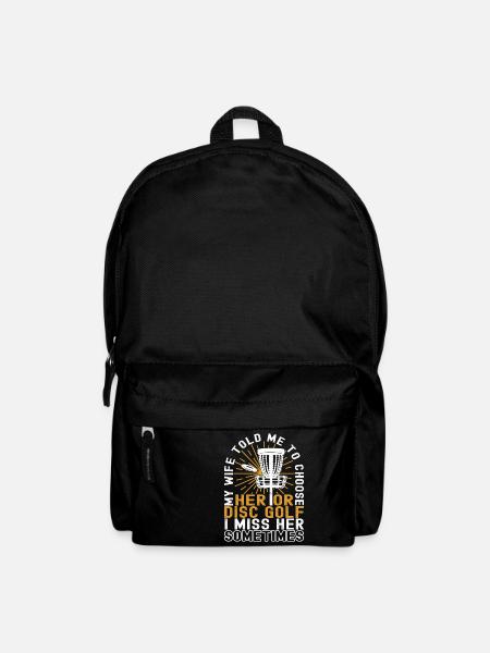Disc Golf Disc Golfer - Rucksack - Schwarz