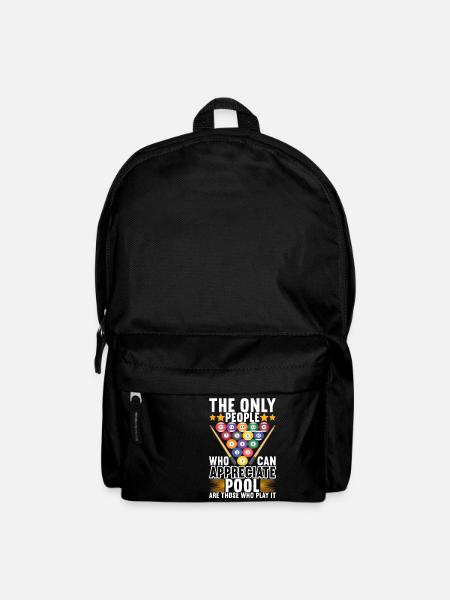 Pool Billiards Billiards Pool Table - Backpack - black