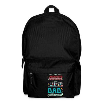 Laboratory technologist and a dad - Backpack - black - Front